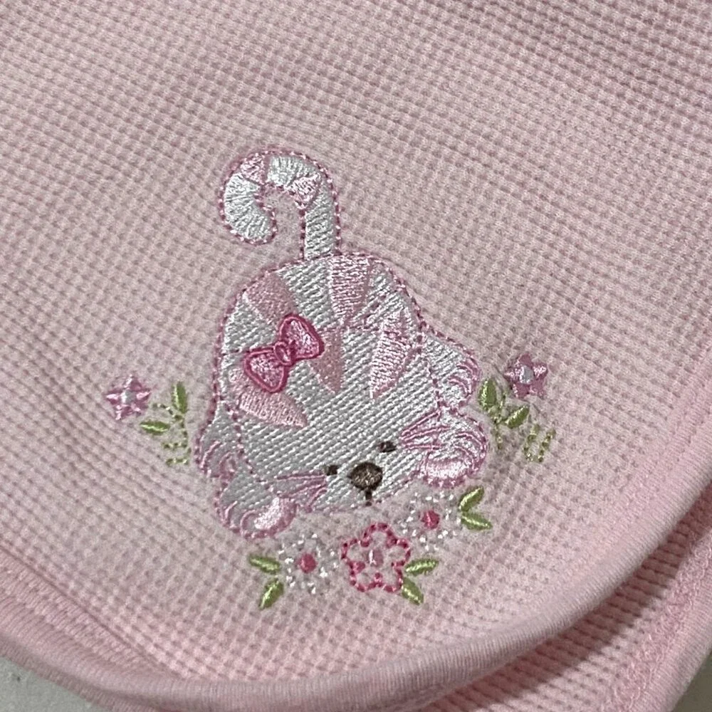 Starting Out One Cat Theme Baby Girl Throw Blanket‎ 25
